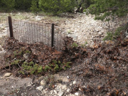 rock and brush dam post storm 3