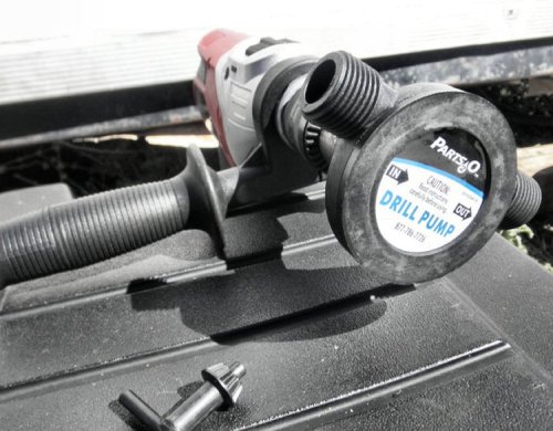 Failure to attach a drill to the item will reduce efficiency and performance.