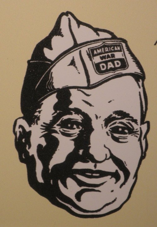 To help everyone remember when there's a war going on a lot of strategies have been tried.  War Dad caps were only partially successful because older guys frequently became confused about who's the enemy this week.  Especially if they were shooting at the friends and dodging bullets they fired a short while back.