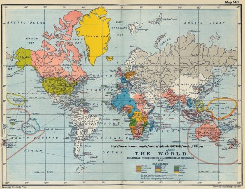 colonial empires 1910
