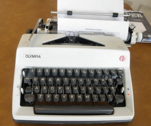typewriter