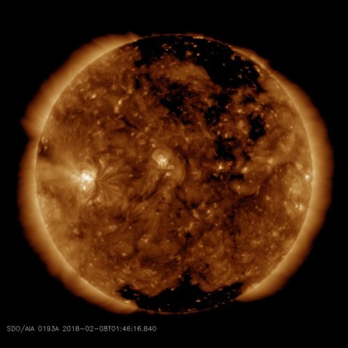 old sol coronal hole feb 8 2018